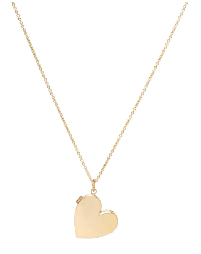 14K Heart Shaped Locket Necklace Zo Chicco Necklaces