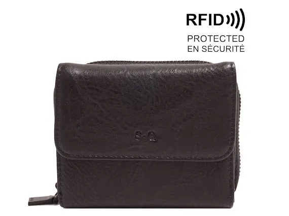 Amber BiFold Wallet SQ Earrings