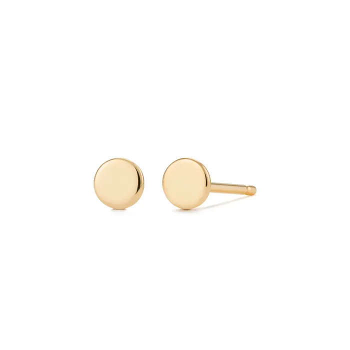 AURELIE GI DOT Disc Stud Earrings Earrings