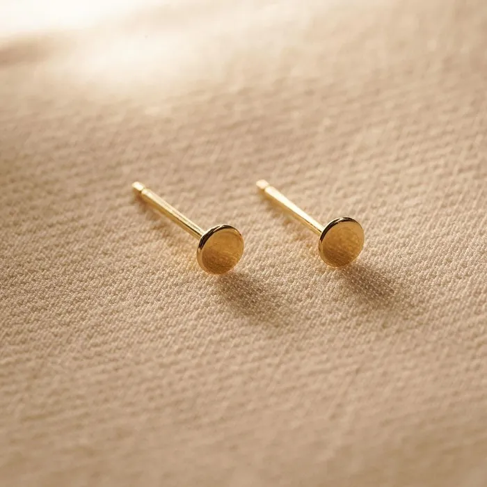 AURELIE GI DOT Disc Stud Earrings Earrings