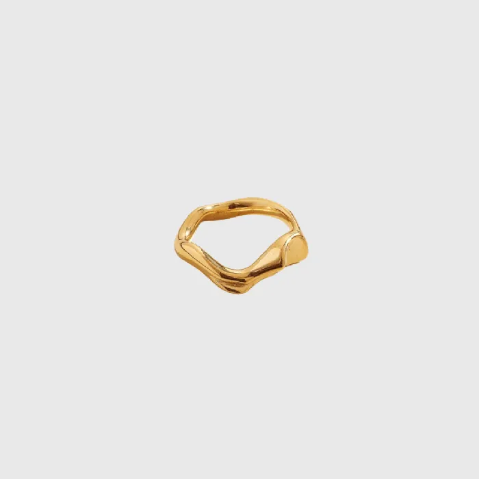 Biella Vintage Rings Wavy Ring