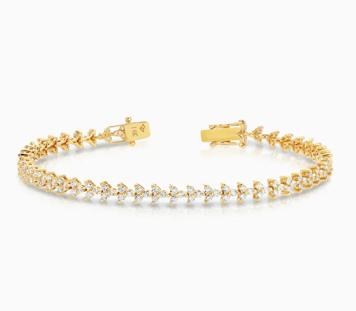 Bracelets Carbon Hyde Mini Poppy Tennis Bracelet