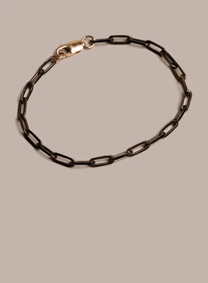 Bracelets WE ARE ALL SMITH Mens Jewelry Clothing Chocolate Gold and 14K Gold Filled Contrast Chain Bracelet for Guys