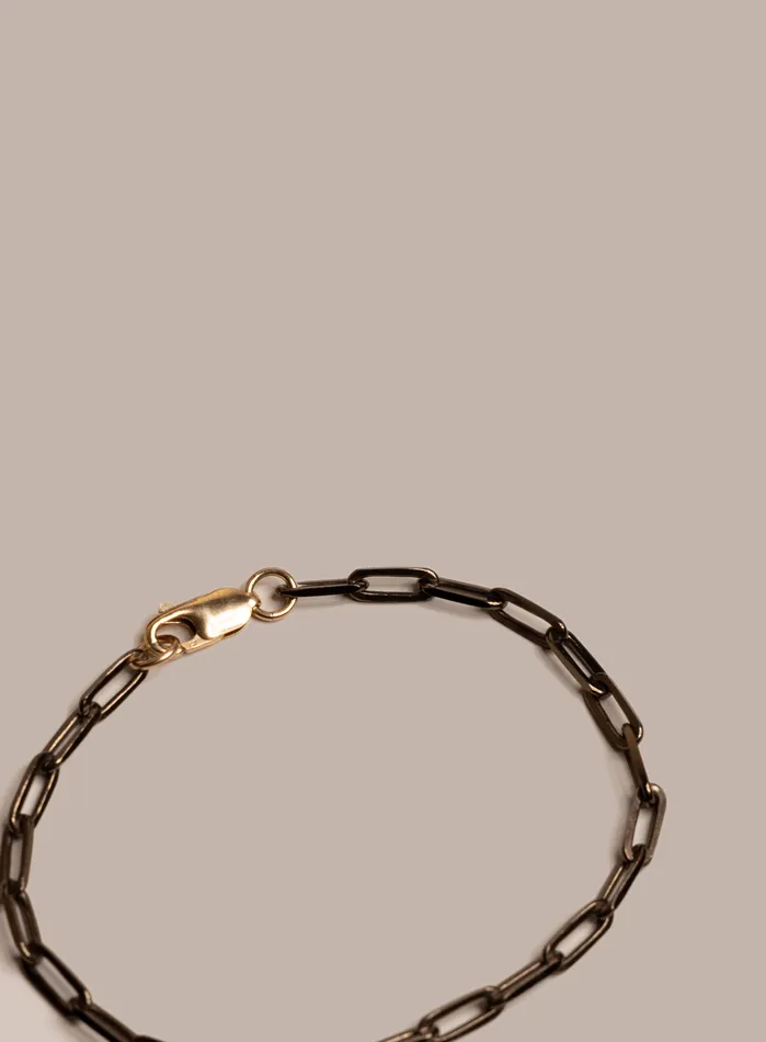 Bracelets WE ARE ALL SMITH Mens Jewelry Clothing Chocolate Gold and 14K Gold Filled Contrast Chain Bracelet for Guys