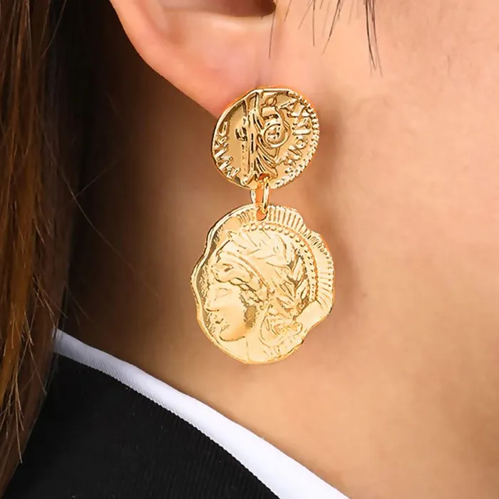 Bracelets Yellow Chimes Latest Collection Silver Gold Plated Design Hoop Stud Earrings for Women and Girls Geometric Design 3 Yellow Chimes