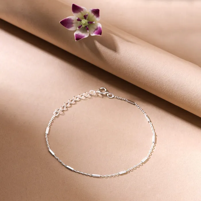 Bracelets Yellow Chimes Raajsi by Yellow Chimes 925 Sterling Silver Bracelet for Women Girls Birthday Gift for girls women Anniversary Gift for Wife With Certificate of Authenticity 6 Months Warranty