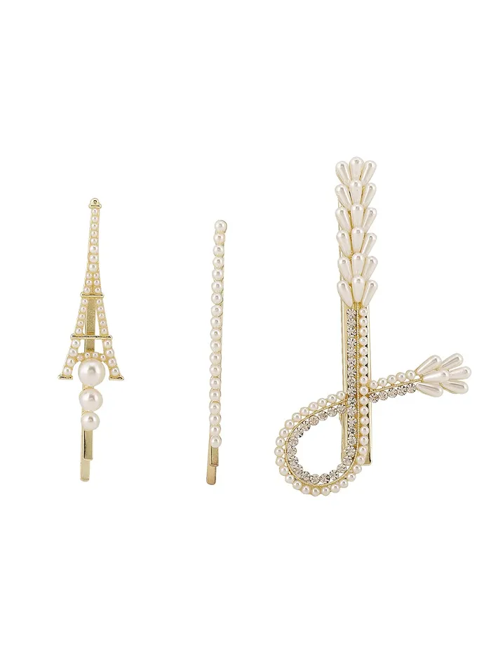 Bracelets Yellow Chimes Yellow Chimes 3 pcs Iffil Tower Design Pearl Metal Hair Clip Allegator Pin Hair Accessories Boddy Pin Accessories for Women Girls White Medium Bracelets Yellow Chimes Yellow Chimes 3 pcs Iffil Tower Design Pearl Metal Hair Clip Allegator Pin Hair Accessories Boddy Pin Accessories for Women Girls White Medium