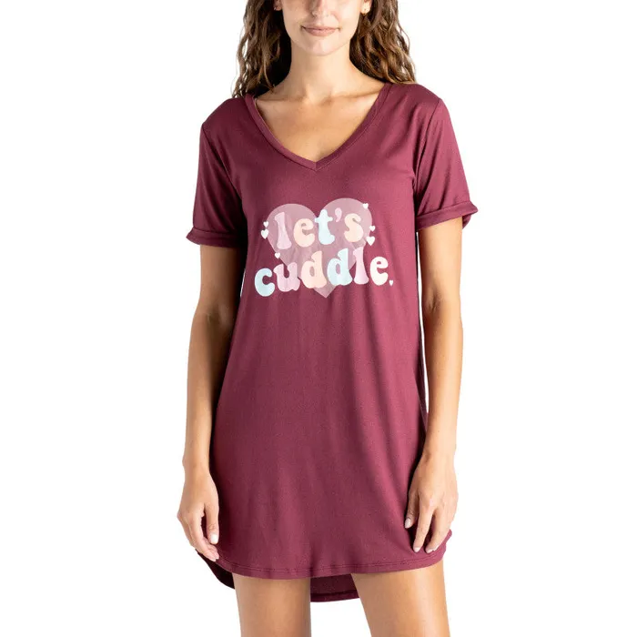 Canadian Gift Concept Earrings Night Shirt