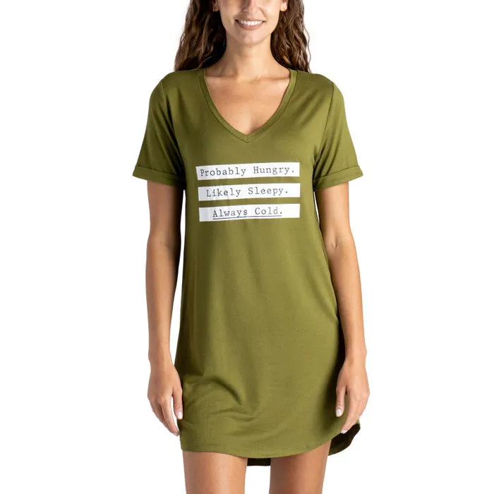 Canadian Gift Concept Earrings Night Shirt