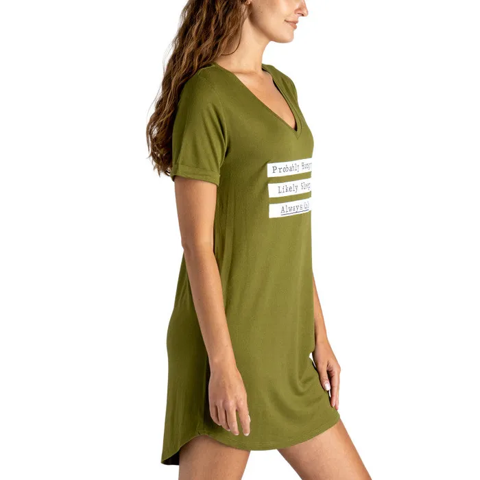 Canadian Gift Concept Earrings Night Shirt