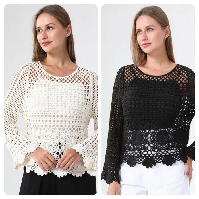Candlewick Gift Shop Earrings Crochet Top Scalloped Edge OS