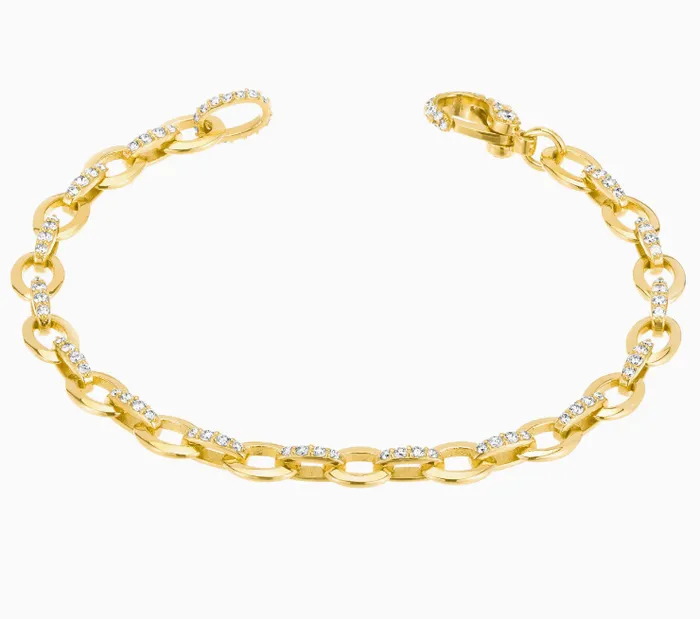 carbon Hyde Bracelets Oval Link Bracelet