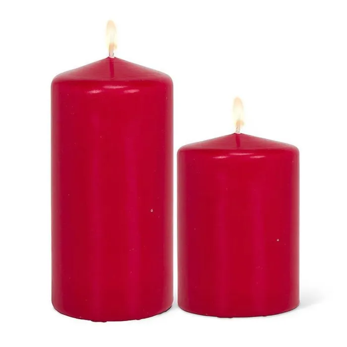 Classic Red Pillar Candle Abbott Earrings