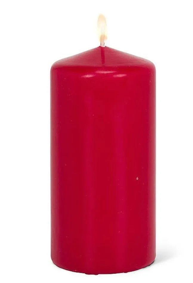Classic Red Pillar Candle Abbott Earrings