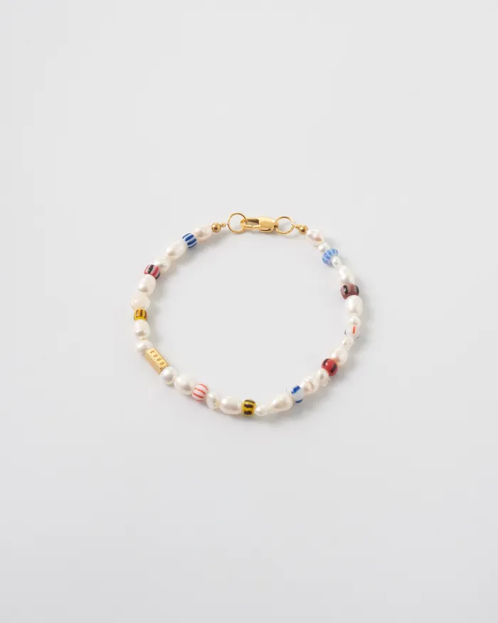 CUN Bracelets Lumin Multicolor African Beaded Pearl Bracelet