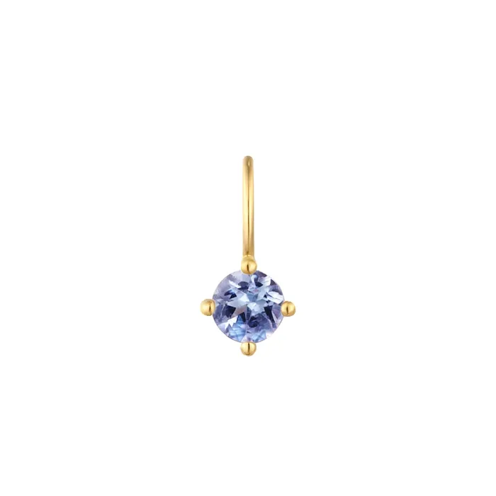 DECEMBER Tanzanite Necklace Charm AURELIE GI Necklaces