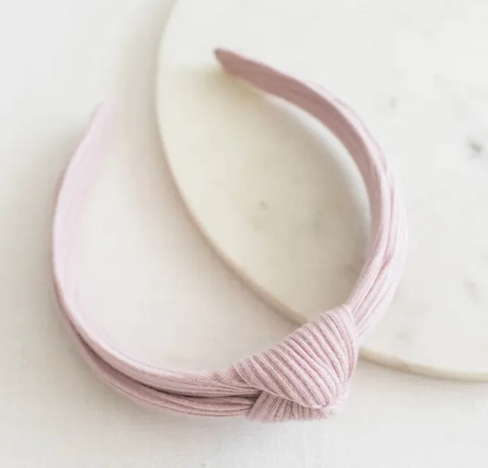 Earrings Barbays Barbays Lilac Rib Knit Headband