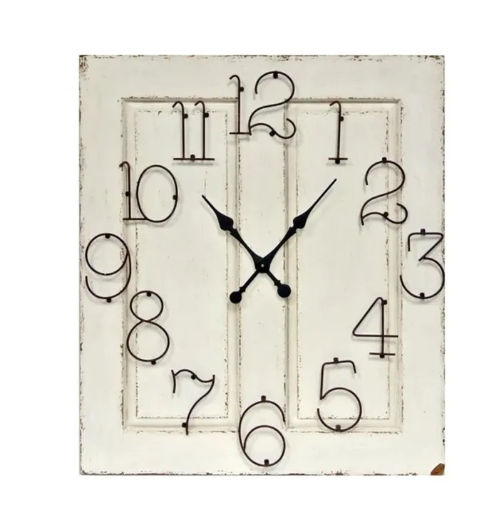 Earrings Candlewick Gift Shop Wood Clock wMetal Numbers