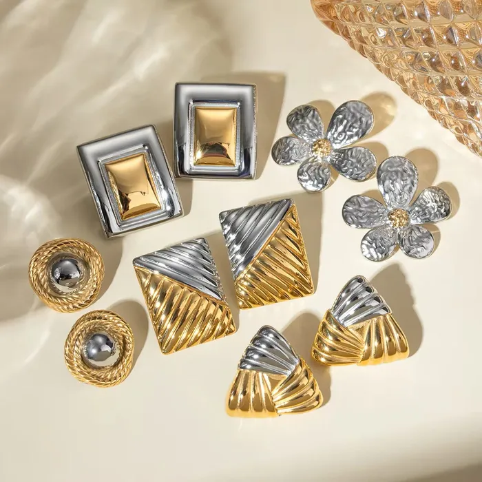Earrings Get Signatured Vintage Statement Stud Earrings