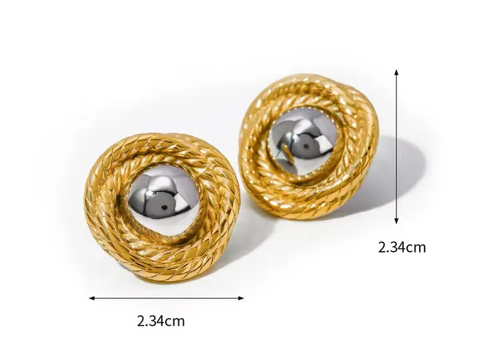 Earrings Get Signatured Vintage Statement Stud Earrings