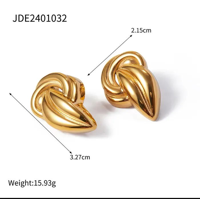 Earrings Get Signatured Vintage Statement Stud Earrings
