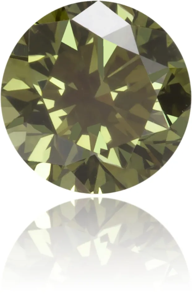Earrings Langerman Diamonds Natural Green Diamond Round 018 ct Polished