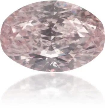 Earrings Langerman Diamonds Natural Pink Diamond Oval 060 ct Polished
