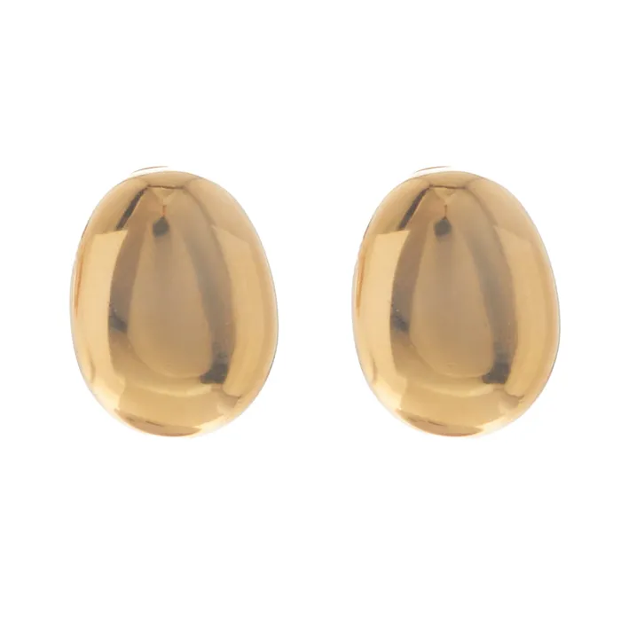 Earrings Large Gold Clip on Earrings BenAmun