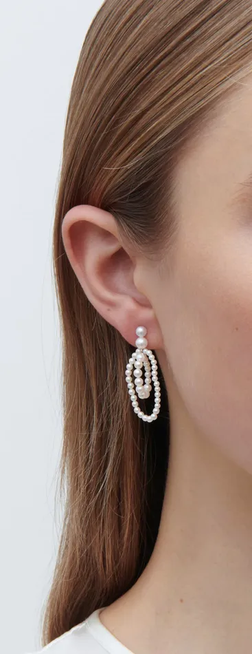 Earrings Petite Wrapped Sophie Bille Brahe
