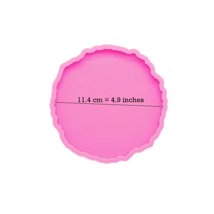 Earrings Resin Art Hub Geode Coaster Mould