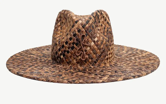Earrings Ruslan Baginskiy Monogramembellished Fedora Hat