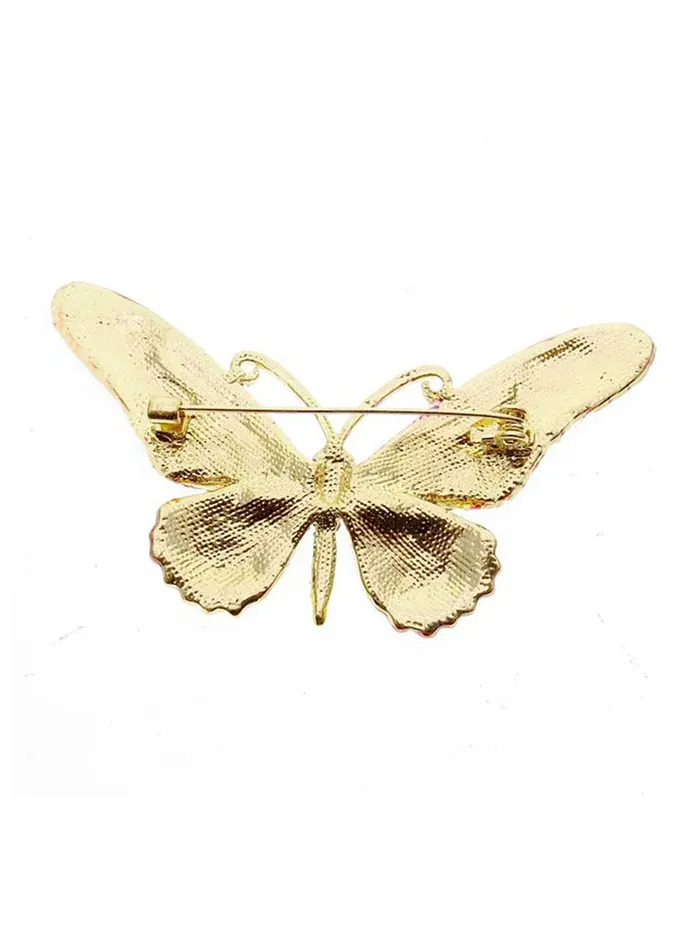 Earrings Yellow Chimes Brooch for Women Blue Butterfly Shaped Brooch Fashionable Brooch for Girls and Women Yellow Chimes