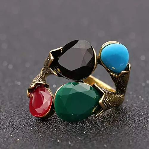 Earrings Yellow Chimes Classic Design Colorful Crysatl Floral Bud Gold Plated Stylish Rings for Women and Girls Yellow Chimes Earrings Yellow Chimes Classic Design Colorful Crysatl Floral Bud Gold Plated Stylish Rings for Women and Girls Yellow Chimes