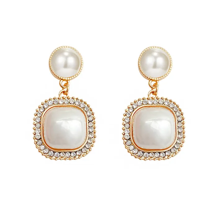 Earrings Yellow Chimes Earrings For Women White Color Pearl Studded Double Drop Earrings For Women and Girls Yellow Chimes Earrings Yellow Chimes Earrings For Women White Color Pearl Studded Double Drop Earrings For Women and Girls Yellow Chimes