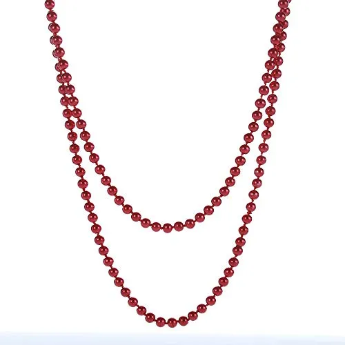 Earrings Yellow Chimes Latest Fashion Pearl Multilayer Long Necklace for Women Girls Red Yellow Chimes Earrings Yellow Chimes Latest Fashion Pearl Multilayer Long Necklace for Women Girls Red Yellow Chimes