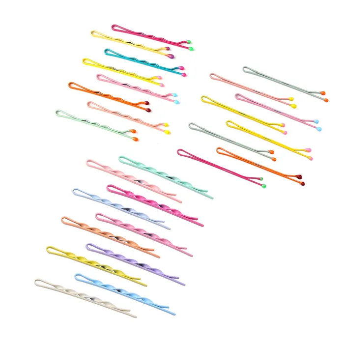 Earrings Yellow Chimes Melbees by Yellow Chimes Hair Pins for Girls Kids Hair Accessories for Girls Hair Pin 28 Pcs Cute Bobby Pins for Hair Multicolor Hairpin Bobby Hair Pins for Girls Kids Teens Toddlers