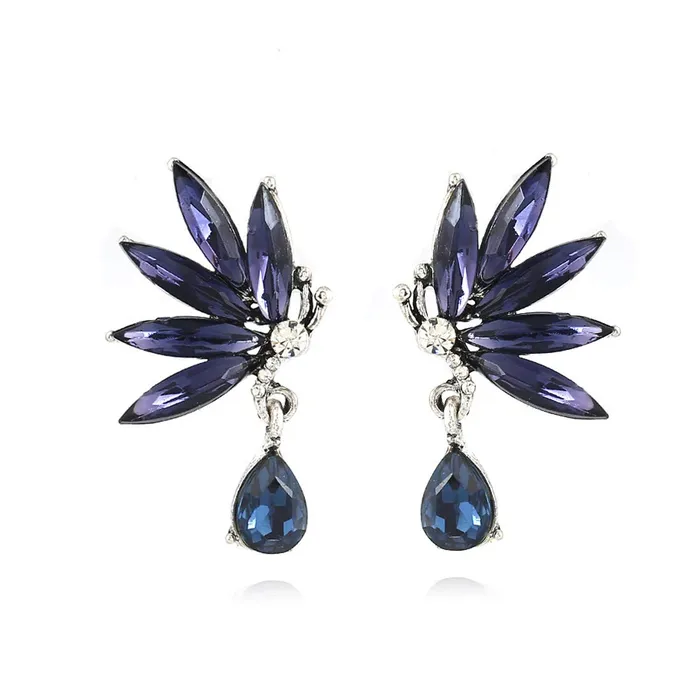 Earrings Yellow Chimes Yellow Chimes Angels Wings Blue Drop Earring for Women Girls Earrings Yellow Chimes Yellow Chimes Angels Wings Blue Drop Earring for Women Girls