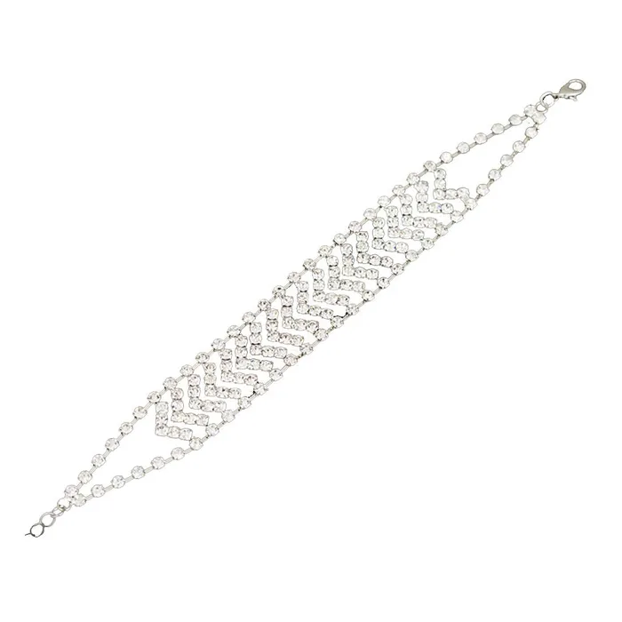 Earrings Yellow Chimes Yellow Chimes Bracelet for Women and Girls White Crystal Studded Silver Toned Chain Bracelet For Women and Girls Earrings Yellow Chimes Yellow Chimes Bracelet for Women and Girls White Crystal Studded Silver Toned Chain Bracelet For Women and Girls