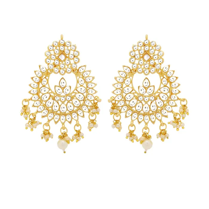 Earrings Yellow Chimes Yellow Chimes Chandbali Earrings for Women Ethnic Kundan Earrings Gold Plated Pearl Traditional Chand bali Earrings for Women and Girls Earrings Yellow Chimes Yellow Chimes Chandbali Earrings for Women Ethnic Kundan Earrings Gold Plated Pearl Traditional Chand bali Earrings for Women and Girls