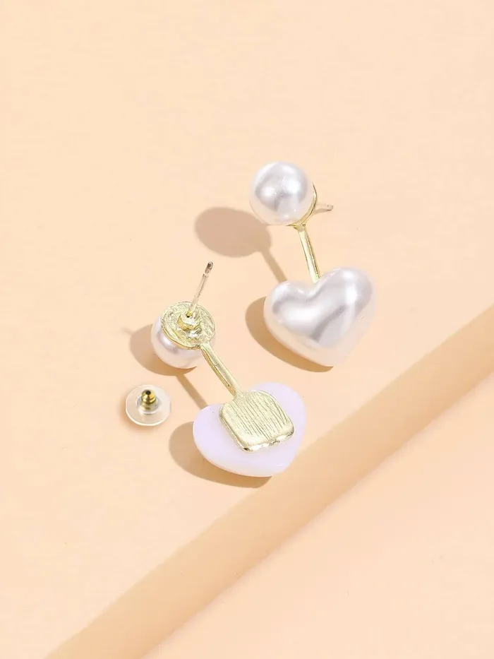 Earrings Yellow Chimes Yellow Chimes Earrings for Women and Girls Heart Drop Earrings for Women Valentine Special Love Heart Drop Earrings For Girls Birthday Gifts For Women Valentine Gift for Girls