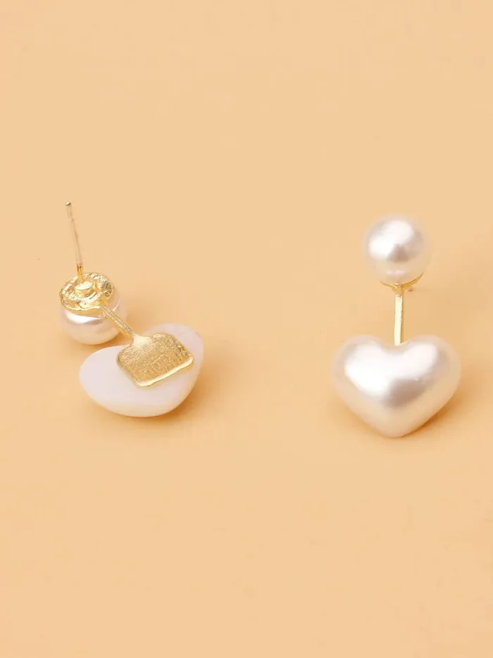 Earrings Yellow Chimes Yellow Chimes Earrings for Women and Girls Heart Drop Earrings for Women Valentine Special Love Heart Drop Earrings For Girls Birthday Gifts For Women Valentine Gift for Girls