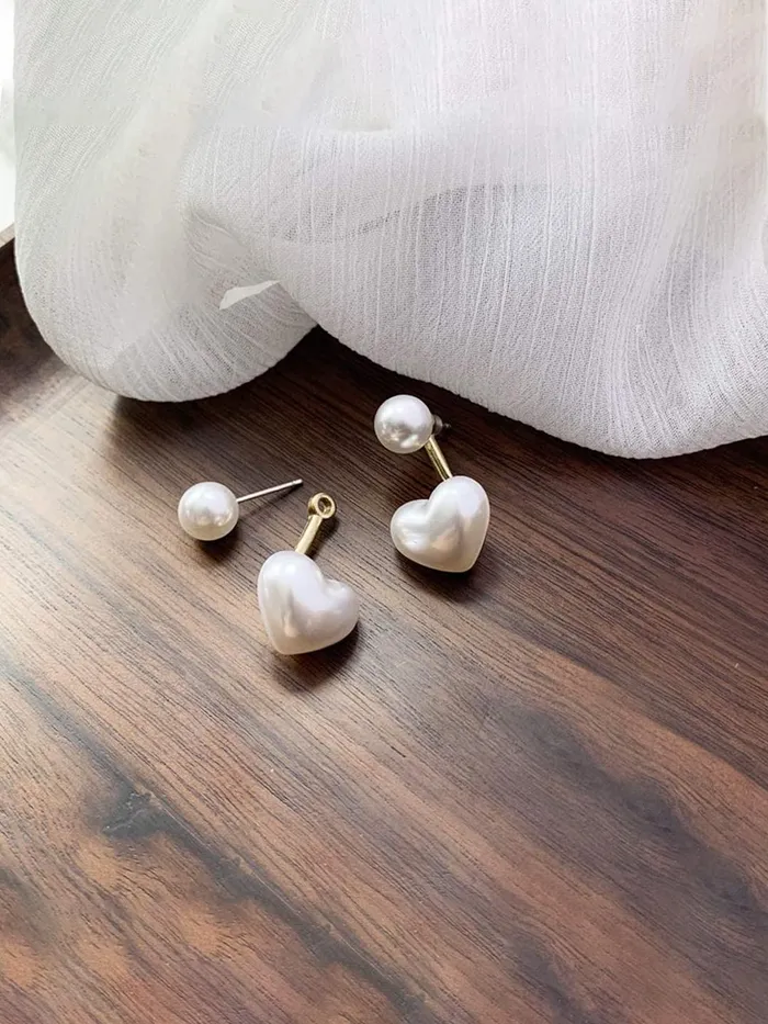 Earrings Yellow Chimes Yellow Chimes Earrings for Women and Girls Heart Drop Earrings for Women Valentine Special Love Heart Drop Earrings For Girls Birthday Gifts For Women Valentine Gift for Girls