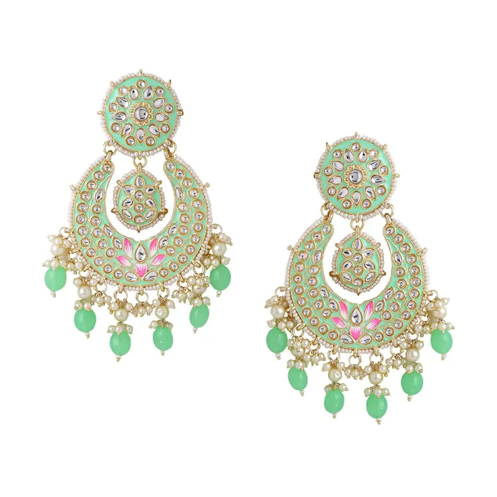 Earrings Yellow Chimes Yellow Chimes Earrings for Women and Girls Traditional Meenakari Chandbali Gold Toned Green Meenakari Chandbali Earrings Birthday Gift for girls and women Anniversary Gift for Wife Earrings Yellow Chimes Yellow Chimes Earrings for Women and Girls Traditional Meenakari Chandbali Gold Toned Green Meenakari Chandbali Earrings Birthday Gift for girls and women Anniversary Gift for Wife