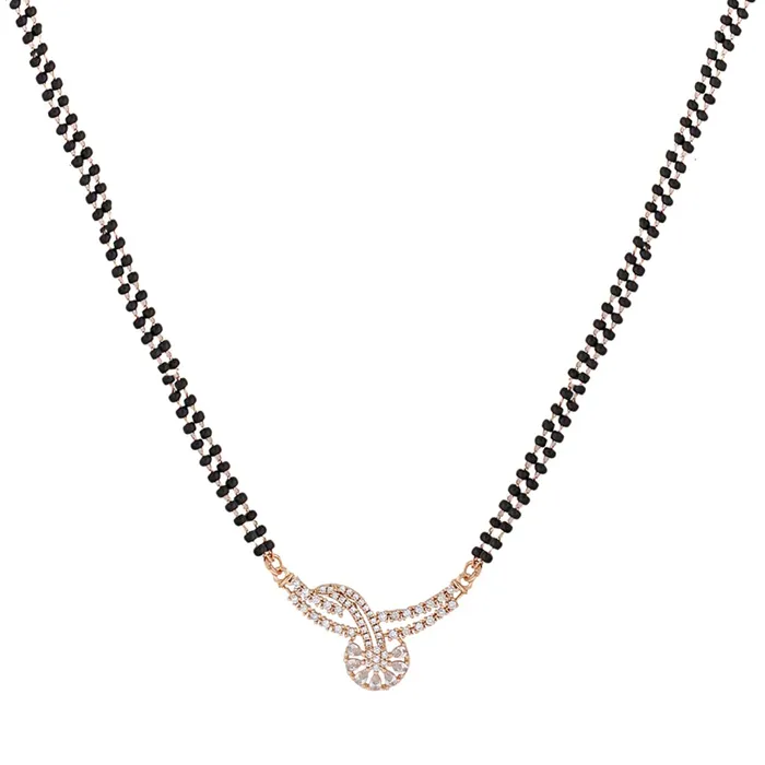 Earrings Yellow Chimes Yellow Chimes Mangalsutra for Women Rose Gold Plated ADAmerican Diamond Studded Floral Designed Mangalsutra for Women and Girls Earrings Yellow Chimes Yellow Chimes Mangalsutra for Women Rose Gold Plated ADAmerican Diamond Studded Floral Designed Mangalsutra for Women and Girls