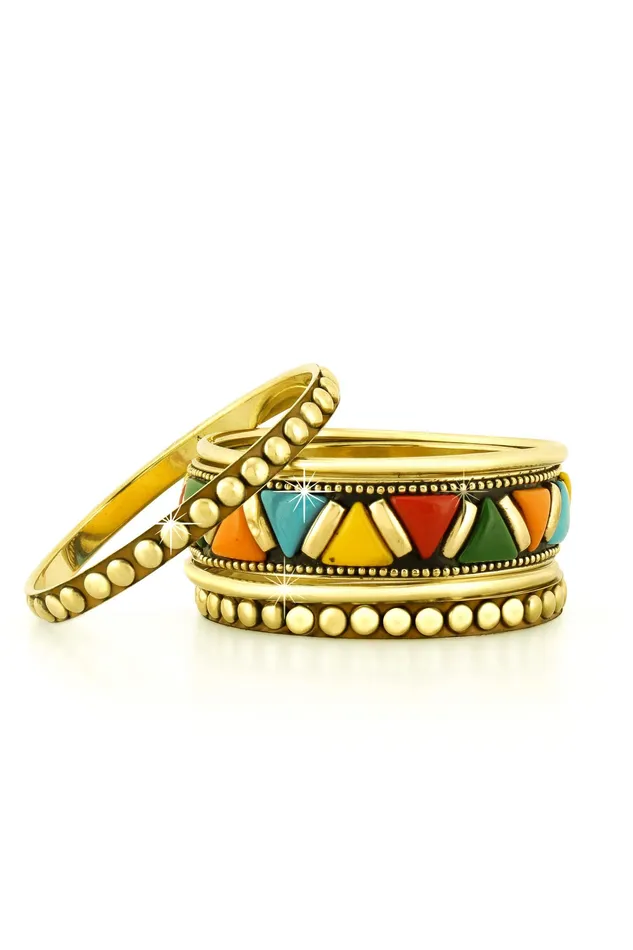 Earrings Yellow Chimes Yellow Chimes Trendy Contemporary Style Colorful 5 Pcs One Set Gold Plated Traditional Bangles Set for Girls and Women Earrings Yellow Chimes Yellow Chimes Trendy Contemporary Style Colorful 5 Pcs One Set Gold Plated Traditional Bangles Set for Girls and Women