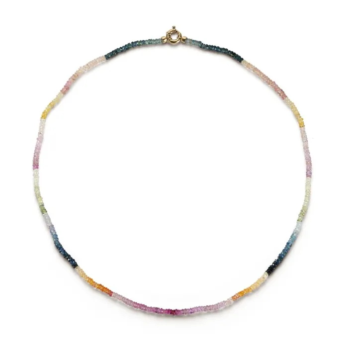 garland collection Necklaces MUTLI COLOR SAPPHIRE NECKLACE