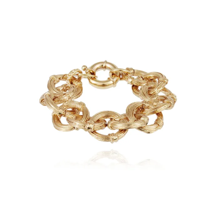gas bijoux Maille Ariane bracelet gold Bracelets