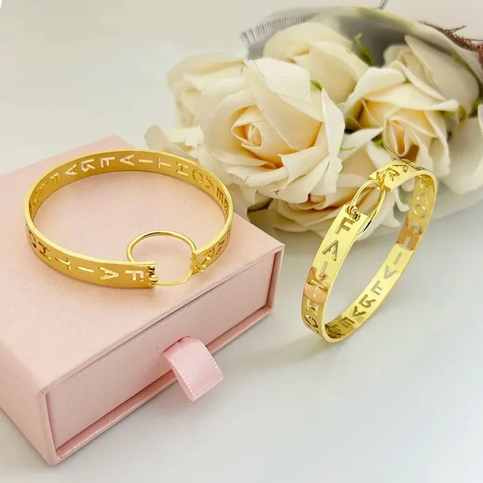 Get Signatured Earrings Hollow Hoop Name Earrings