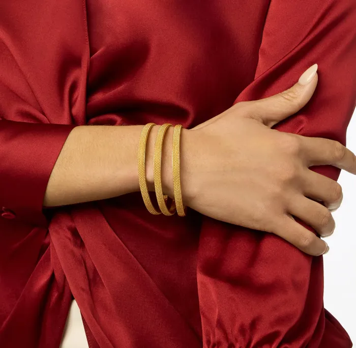 JULIE VOS Bracelets Beaded Eternity Bangle