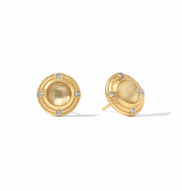 JULIE VOS Earrings Astor Stone Stud